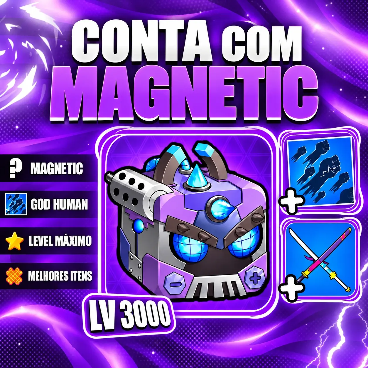 『 🧲 』 MAGNETIC + LEVEL MÁX